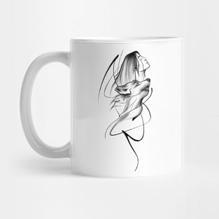 The Girl and the Wolf Mug